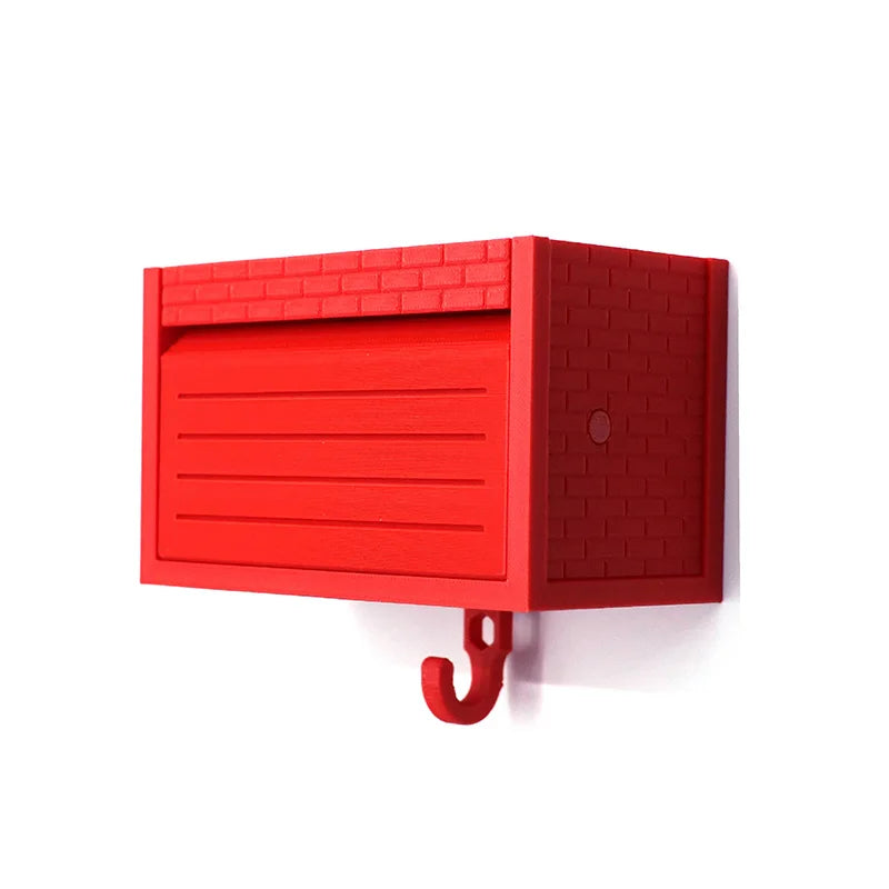 1pc Car Garage Keychain Door Opening House Wall Hanging Key Holder 3d Printed Install Room Decorating Items Adhesive Wall Hook