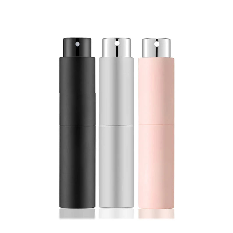 10 ml Travel Perfume Sprayer, Refillable Cologne Container, Empty Dispenser Sprayer for Mini Sprayer Size (Black