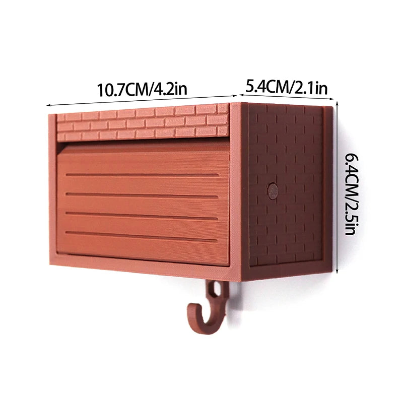 1pc Car Garage Keychain Door Opening House Wall Hanging Key Holder 3d Printed Install Room Decorating Items Adhesive Wall Hook
